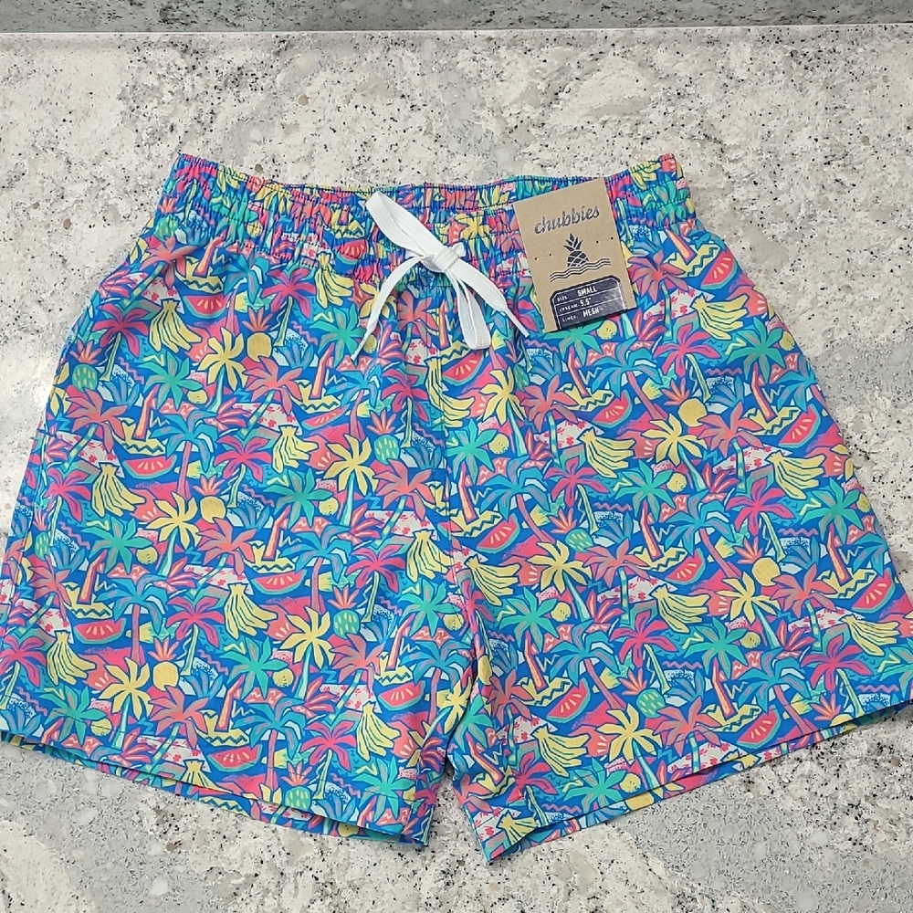 Chubbies Colorful Tropical Mesh Shorts